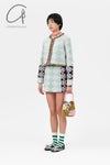 YANYAN KNITS Woven Jacket/Skirt YYK-YYW24-1881-LV Top